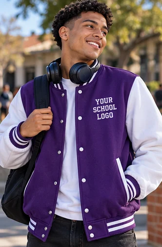 Purple & white matric jacket inspiration